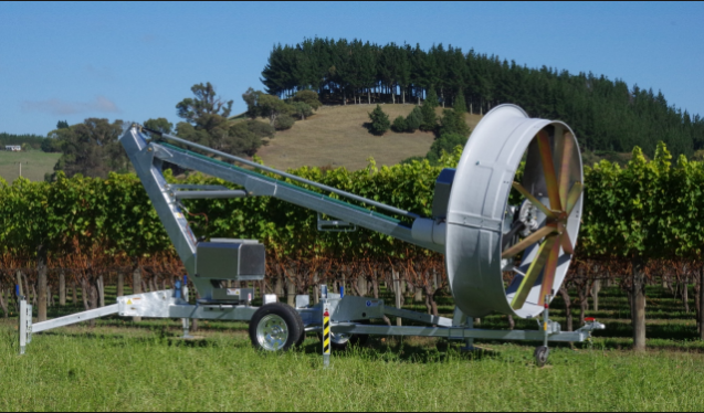 Protect your farm’s plants with portable frost fans